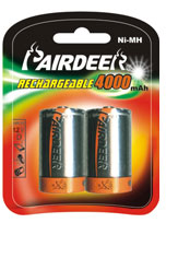 C Mh-Ni Rechargeable Battery