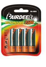 AAA Mh-Ni Rechargeable Battery