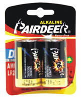 Pairdeer LR20 alkaline rafhlöður