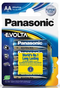 Evoia - Evolta Panasonic rafhlöður