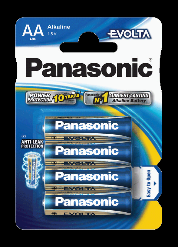 Panasonic Evolta Alkaline rafhlöður