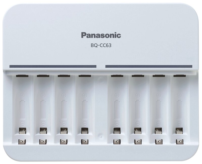 Panasonic eneloop hleðslutæki 8 stk