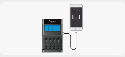 BQ-CC65 Panasonic eneloop hleðslutæki