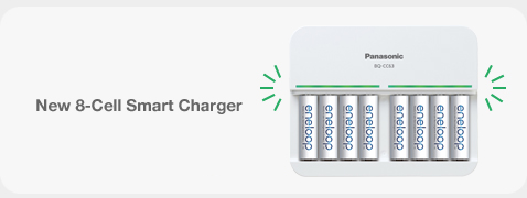 BQ-CC63 Panasonic eneloop hleðslutæki