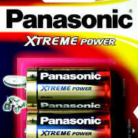 Panasonic Xtreme Alkaline rafhlöður