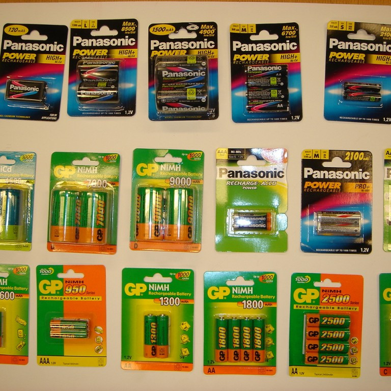 Panasonic og GP hleðslurafhlöður