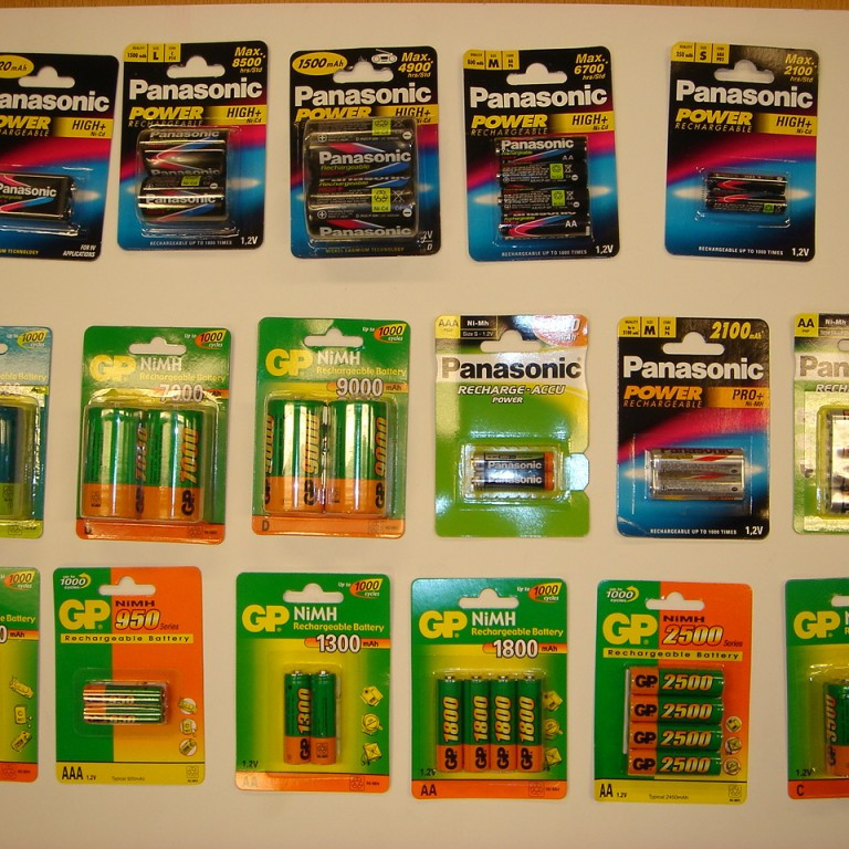 Panasonic og GP hleðslurafhlöður