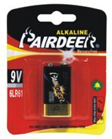 Pairdeer Alkaline 9V kubbur