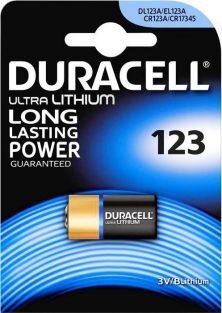 Duracell CR123 litíum rafhlaða