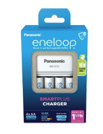 Eneloop hleðslurafhlöður og hleðslutæki