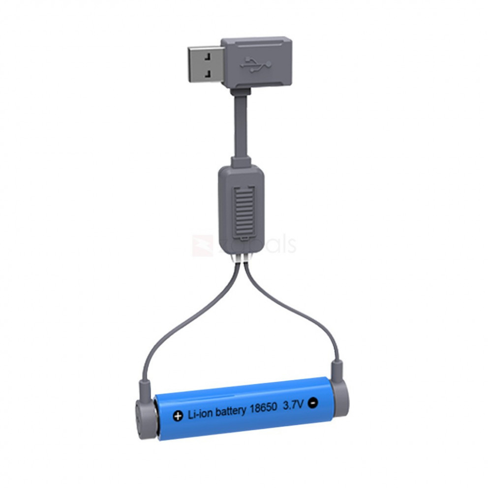 USB hleðslutæki fyrir Li-ion hleðslurafhlöður