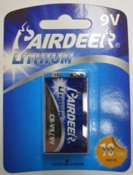 Pairdeer litíum 9V kubbar