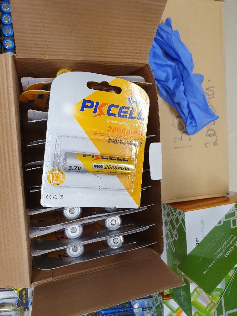 PKCell 18650 litíum rafhlaða