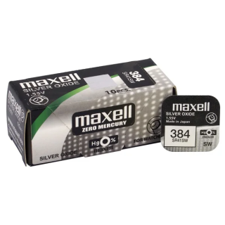 Maxell 384 SR-41SW  &Uacute;rarhl 1.55V 