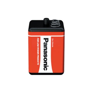 PANASONIC 4R25 6V m/gormum Zink Carbon