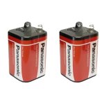 PANASONIC 4R25 6V m/gormum Zink Carbon