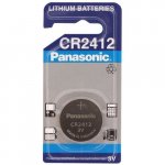 Panasonic CR-2412 3V Lithium hnapparafhlaða